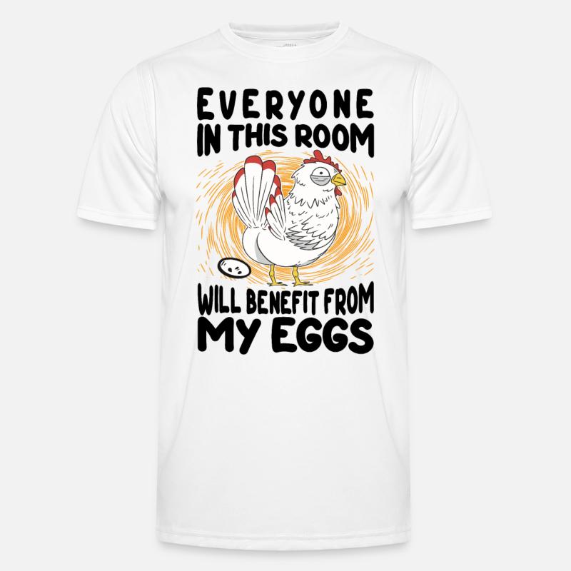 Take Advantage of My Eggs - Breakfast Egg Men's Functional T-Shirt