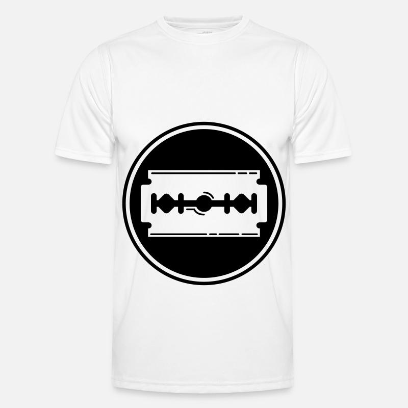 Razor Blade Icon Icon Men's Functional T-Shirt