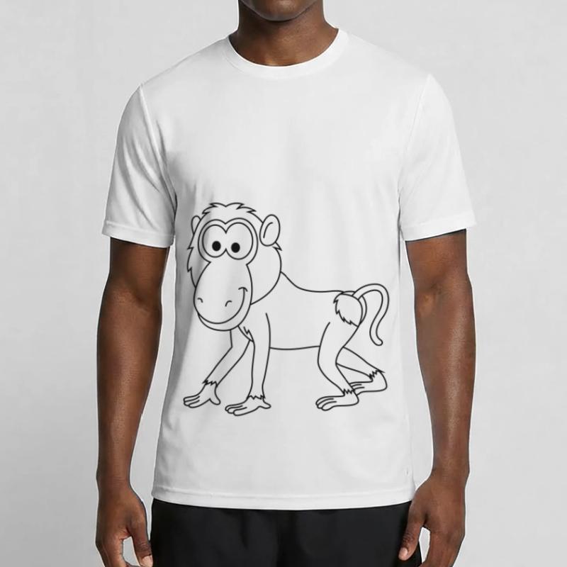 Monkey monkey comic Men's Functional T-Shirt