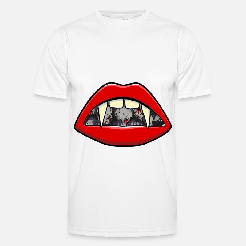 Halloween Vampire Bouche Sangsue Vampire T-shirt sport Homme