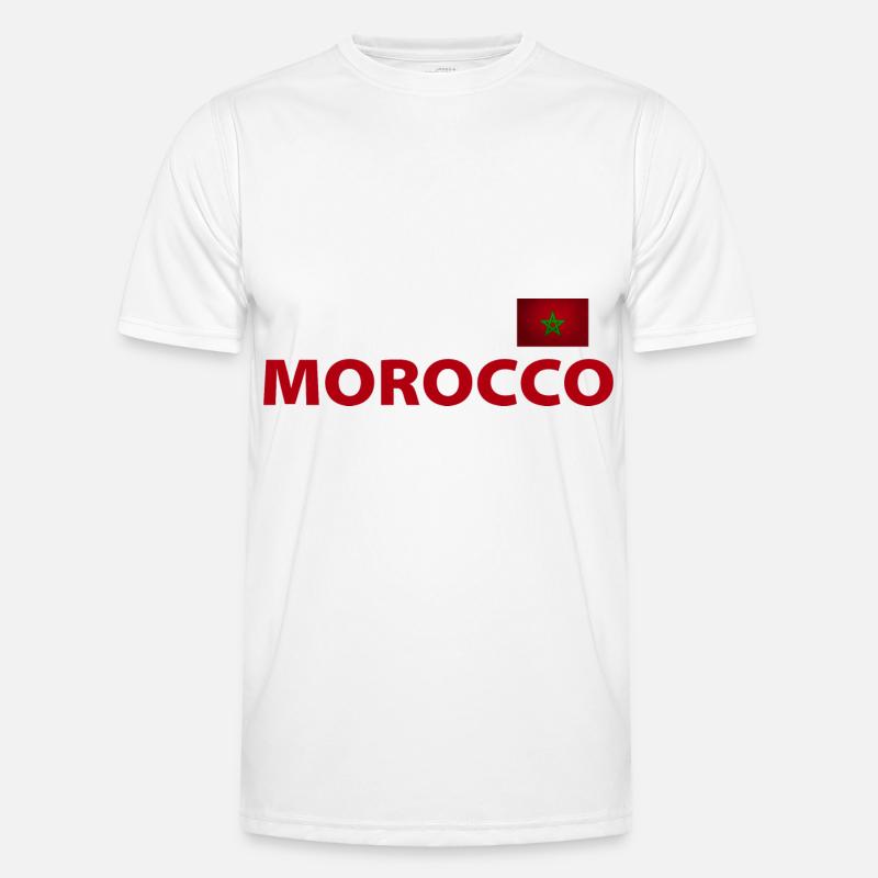Morocco - Men's Functional T-Shirt - white