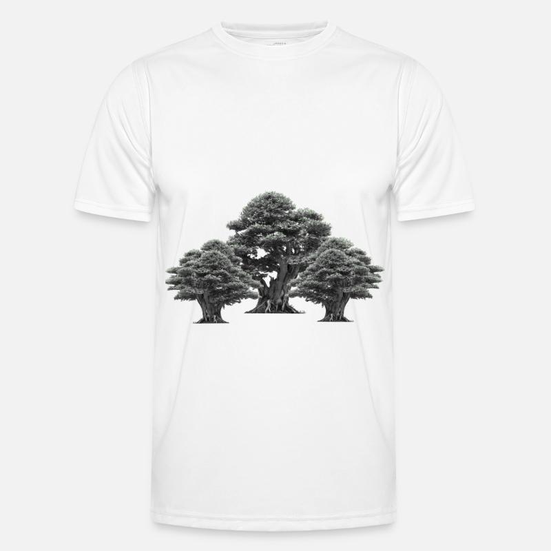 Forest, Trees, Nature, Tree, Deciduous Tree, Climate, Flora Men's Functional T-Shirt