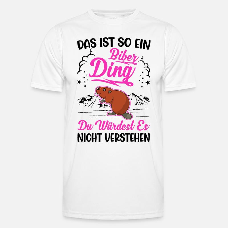 C’est un tel barrage de castor ding T-shirt sport Homme