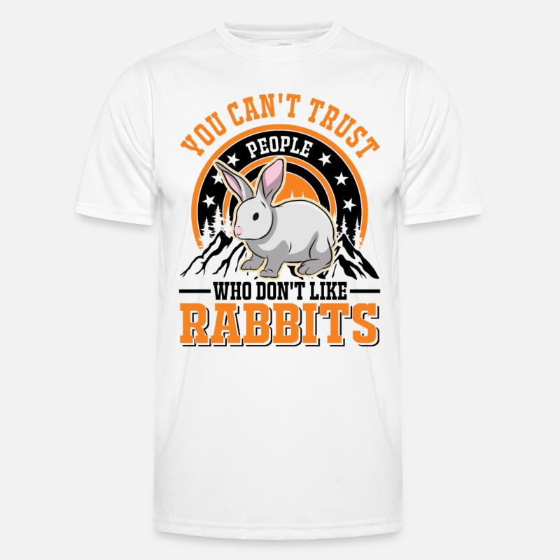 Rabbit Rabbit Rabbit Rabbit - Men's Functional T-Shirt - white