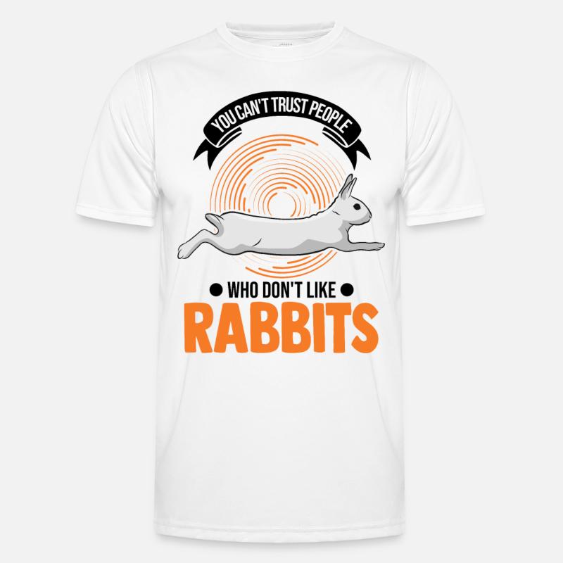 Rabbit Rabbit Rabbit - Men's Functional T-Shirt - white