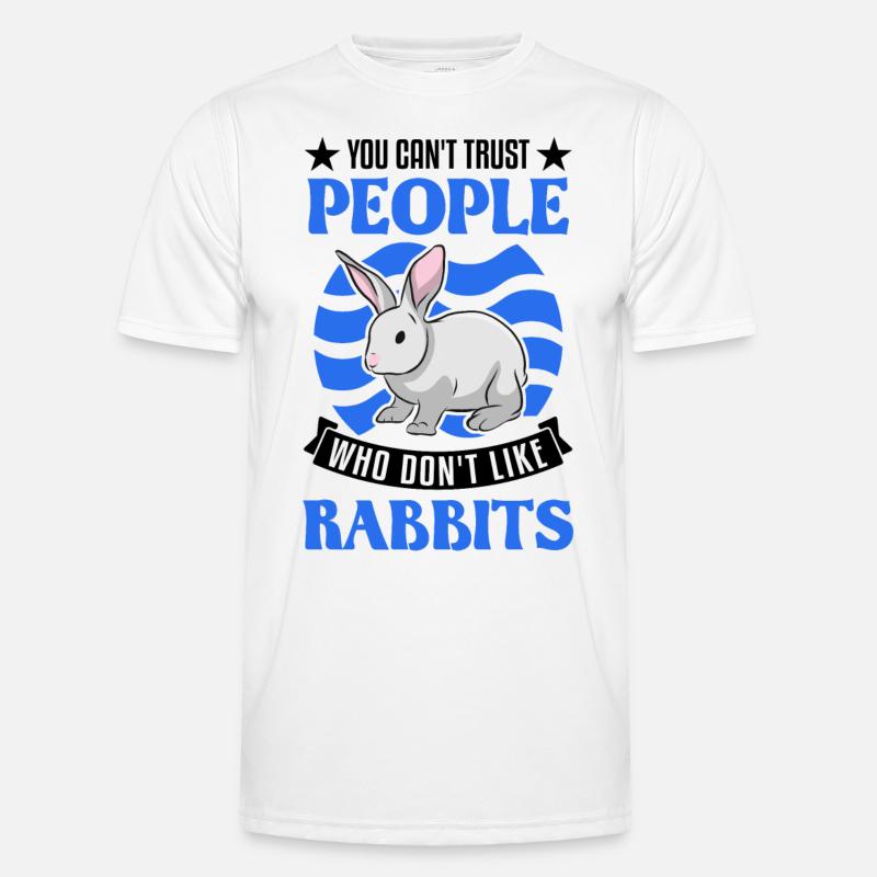 Rabbit Rabbit Rabbit - Men's Functional T-Shirt - white