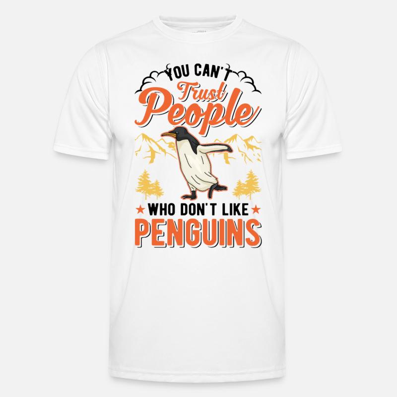 Penguin Gift Penguin - Men's Functional T-Shirt - white
