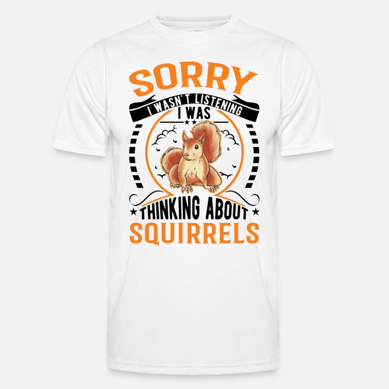 Eichhörnchen Geschenk Grauhörnchen Squirrel Männer Funktions-T-Shirt