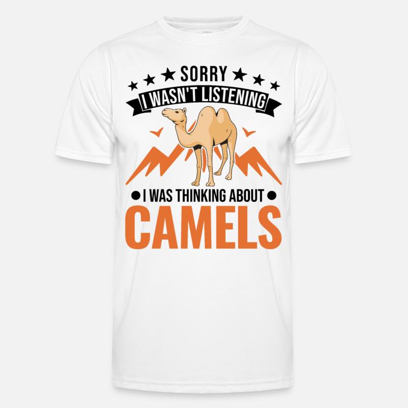 Kamel Dromedar Ägypten Geschenk Großkamel - Männer Funktions-T-Shirt - Weiß