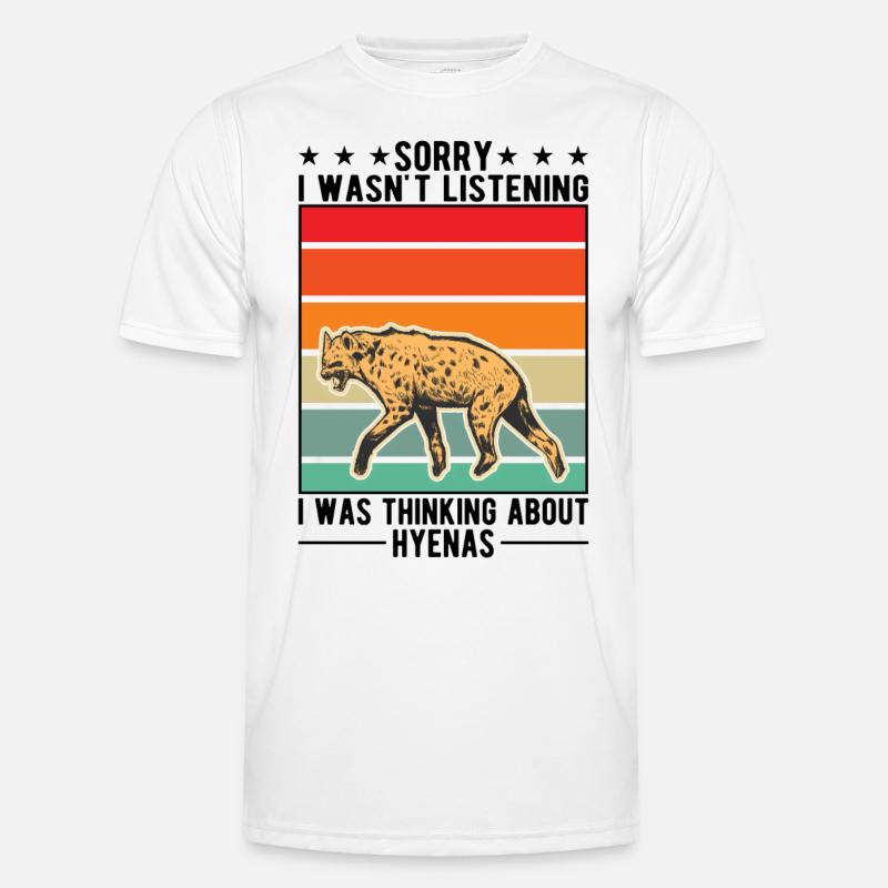 Hyäne Geschenk Erdwolf Hyena Männer Funktions-T-Shirt