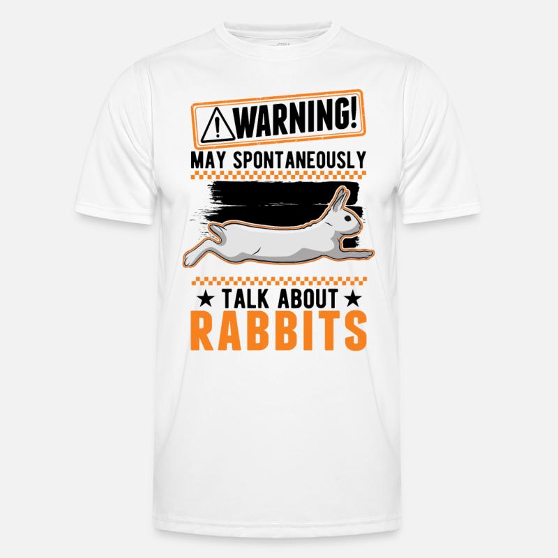 Rabbit Bunny Rabbit Rabbit - Men's Functional T-Shirt - white