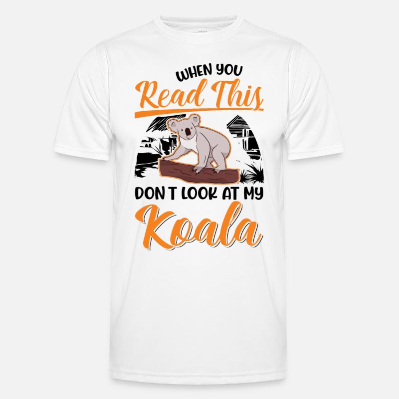 Koala Gift Koala Bear - Men's Functional T-Shirt - white