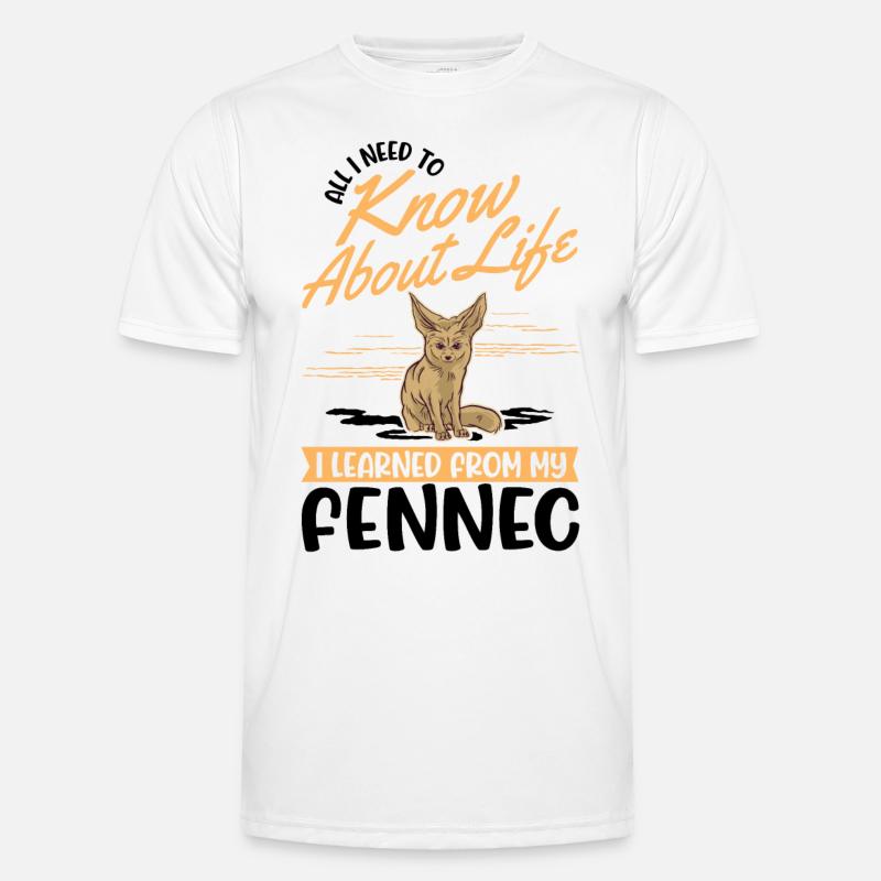 Fennek Geschenk Wüstenfuchs Männer Funktions-T-Shirt
