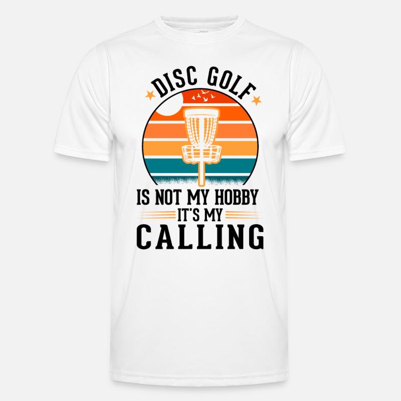 Discgolf Wurfscheibe Disc Golf - Männer Funktions-T-Shirt - Weiß