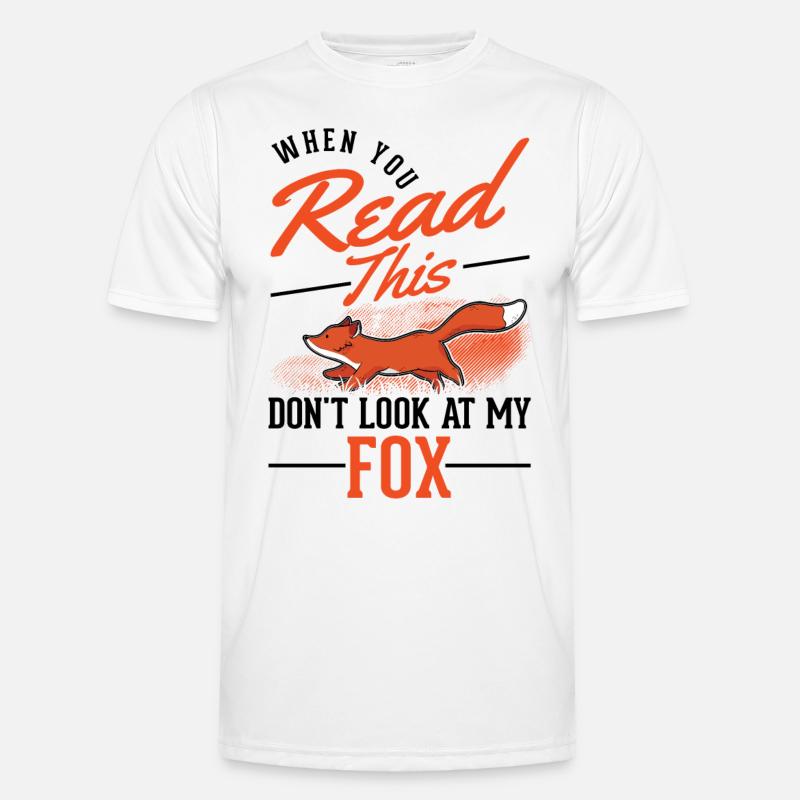 Fox Gift Red Fox - Men's Functional T-Shirt - white