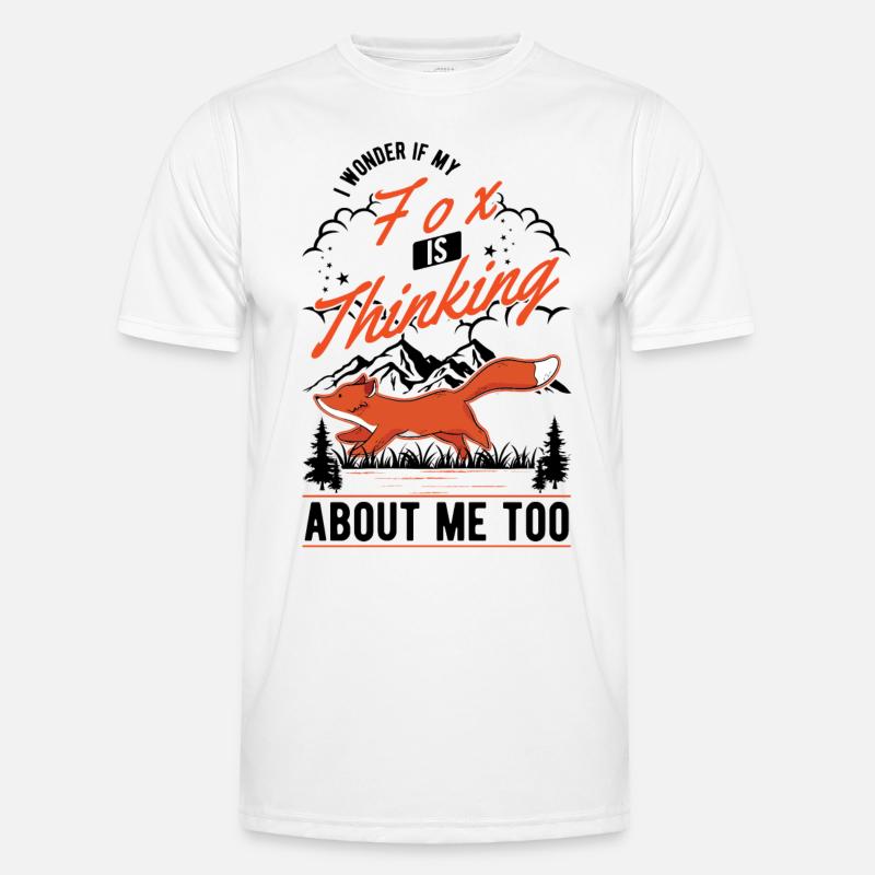 Fox Gift Red Fox - Men's Functional T-Shirt - white