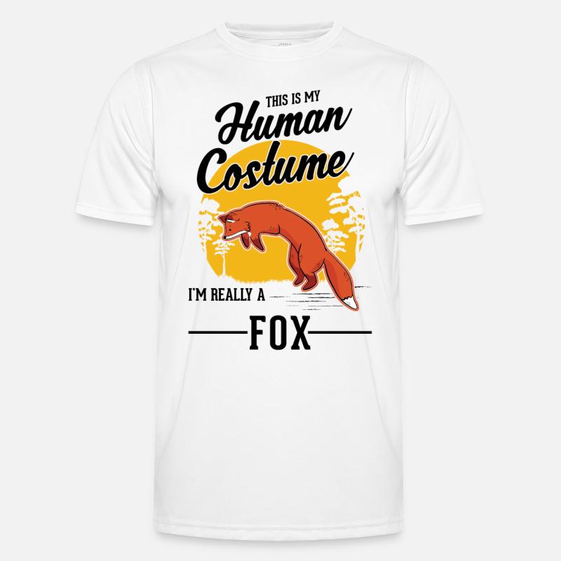 Fox Gift Red Fox - Men's Functional T-Shirt - white