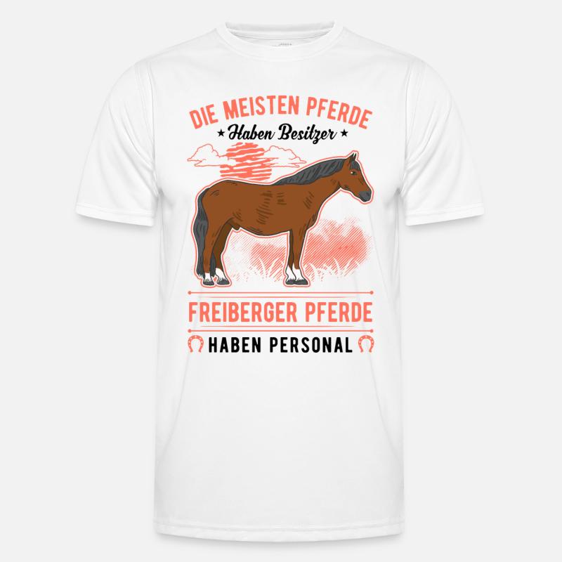 Freiberger Pferd Personal Männer Funktions-T-Shirt