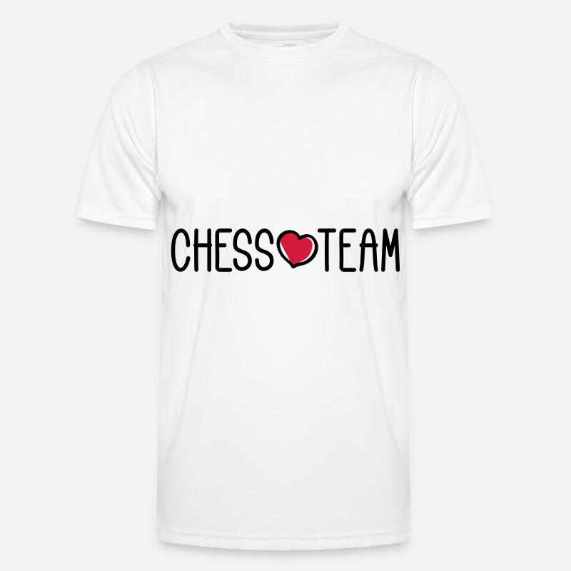 Chess Team - Men's Functional T-Shirt - white