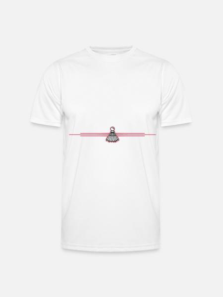 Badminton Line - Men's Functional T-Shirt - white
