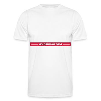 Sables d’or 2024 - T-shirt sport Homme - blanc - Devant - AI Model Male 178 dark (178cm)