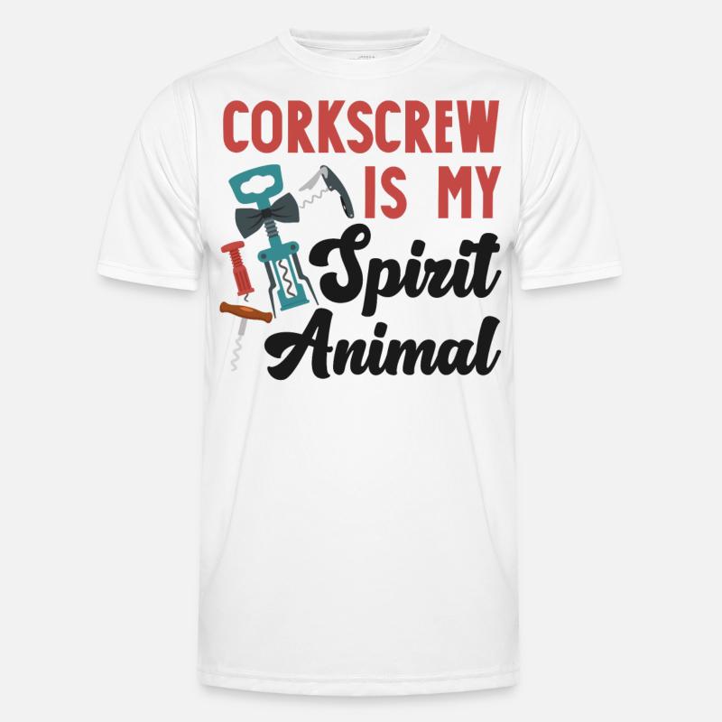 Sommelier Wine Drinking Tasting Männer Funktions-T-Shirt