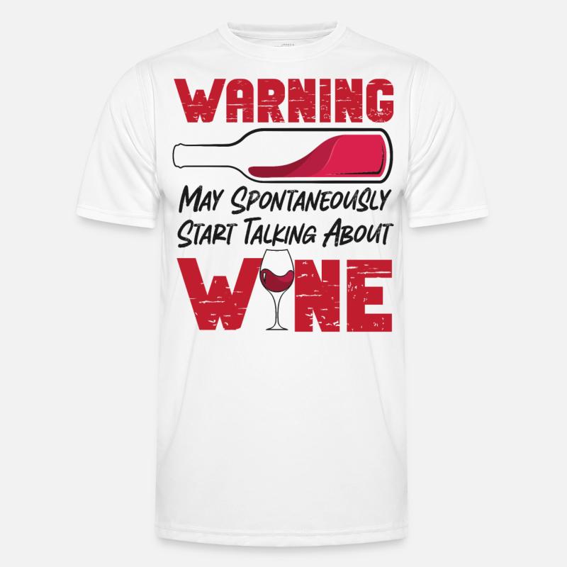 Sommelier Wine Drinking Tasting Men's Functional T-Shirt