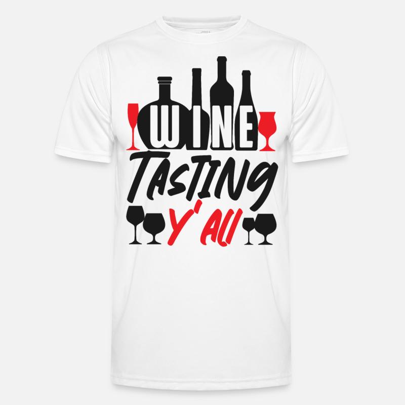 Sommelier Wine Drinking Tasting Men's Functional T-Shirt