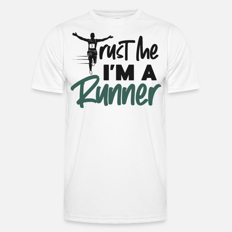 Running Runner Half Marathon Trust T-shirt sport Homme