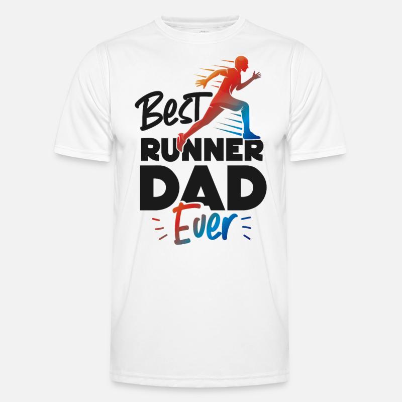 Running Runner Half Marathon Dad Männer Funktions-T-Shirt