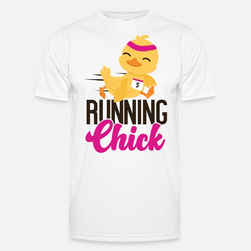 Running Runner Half Marathon - Männer Funktions-T-Shirt - Weiß