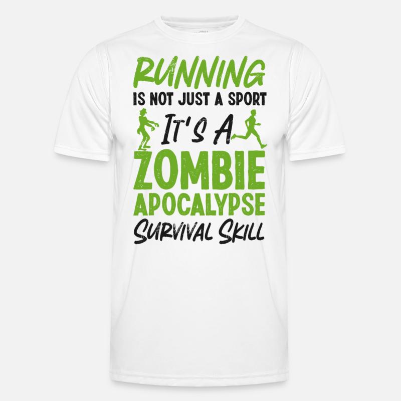 Running Runner Half Marathon - Männer Funktions-T-Shirt - Weiß