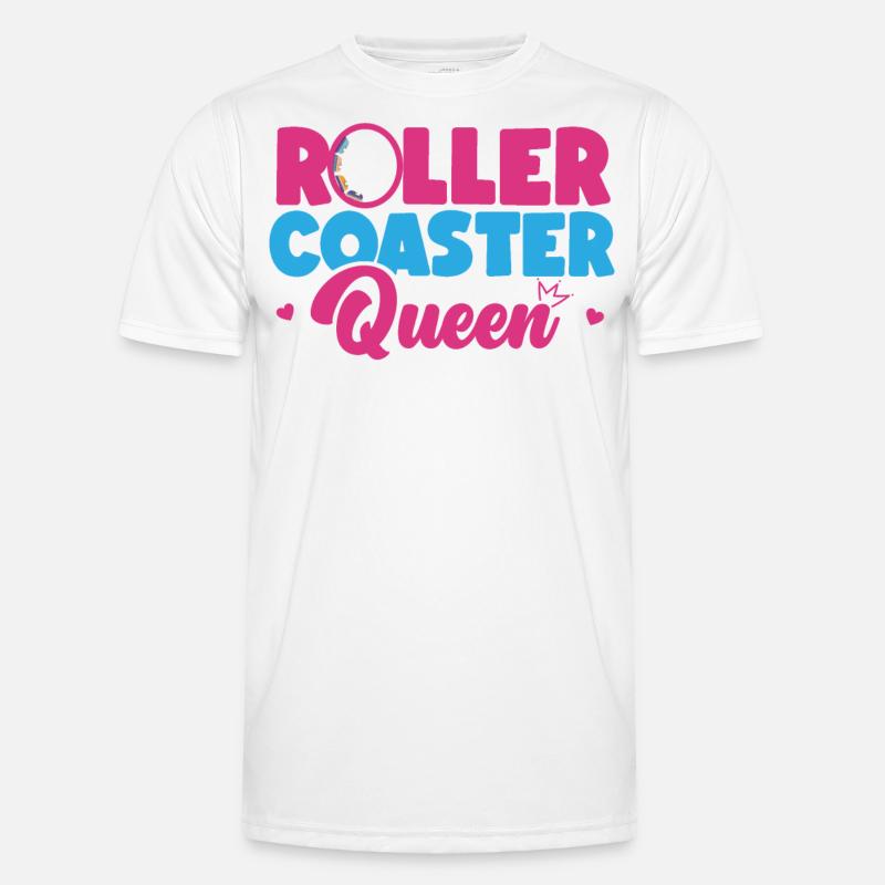 Roller Coaster Roller Coaster - Männer Funktions-T-Shirt - Weiß