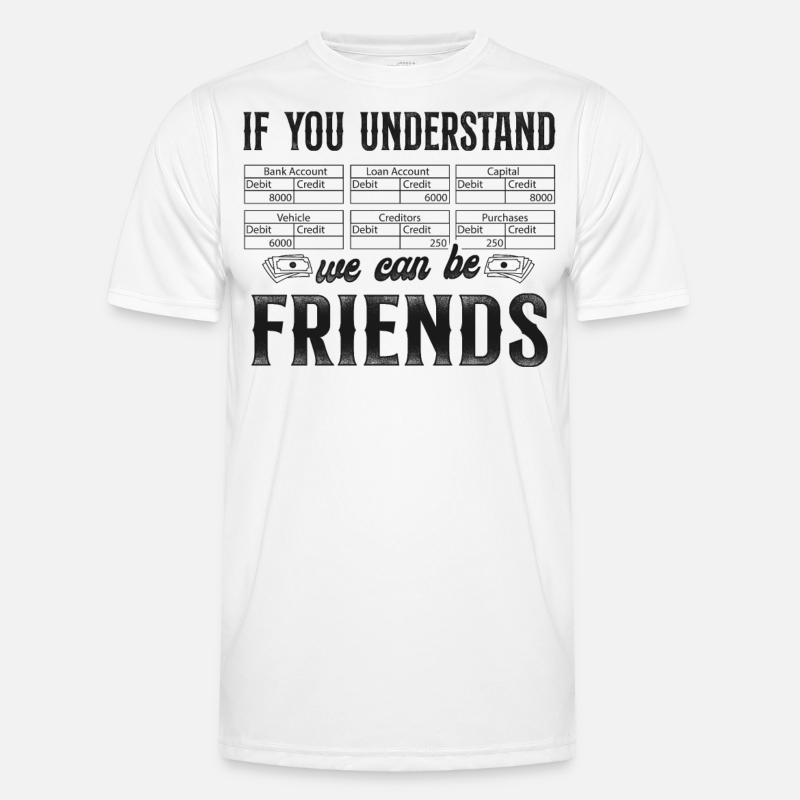 Comptable Comptable Comptable Comptabilité T-shirt sport Homme