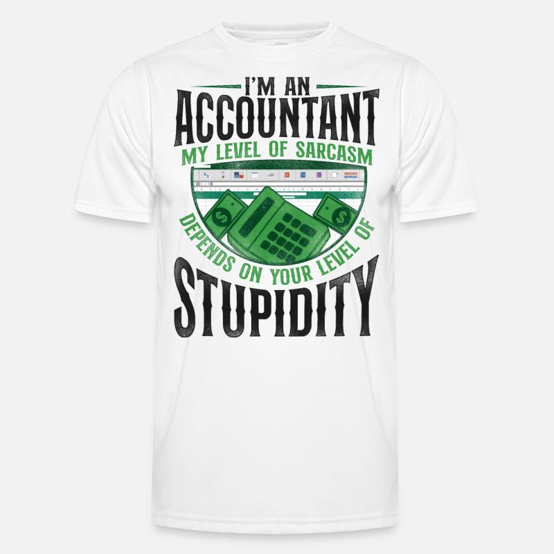 Comptable Comptable Comptable Comptabilité T-shirt sport Homme