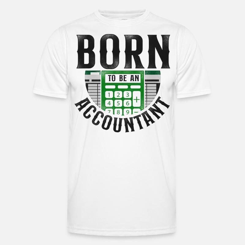 Comptable Comptable Comptable Comptabilité - T-shirt sport Homme - blanc