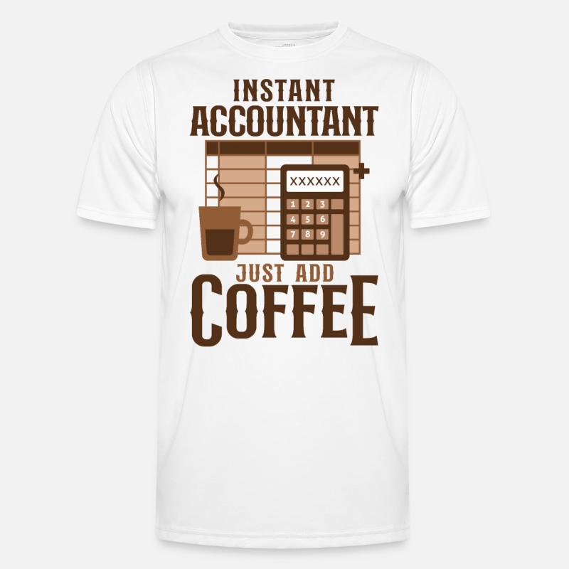 Comptable Comptable Comptable Comptabilité - T-shirt sport Homme - blanc