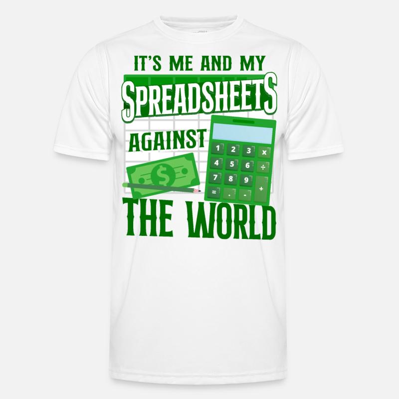 Comptable Comptable Comptable Comptabilité - T-shirt sport Homme - blanc