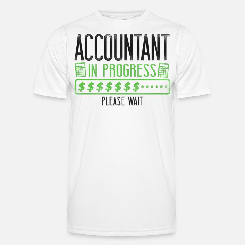 Comptable Comptable Comptable Comptabilité - T-shirt sport Homme - blanc