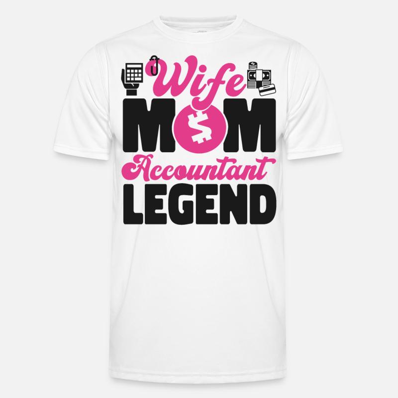 Comptable Comptable Comptable - T-shirt sport Homme - blanc