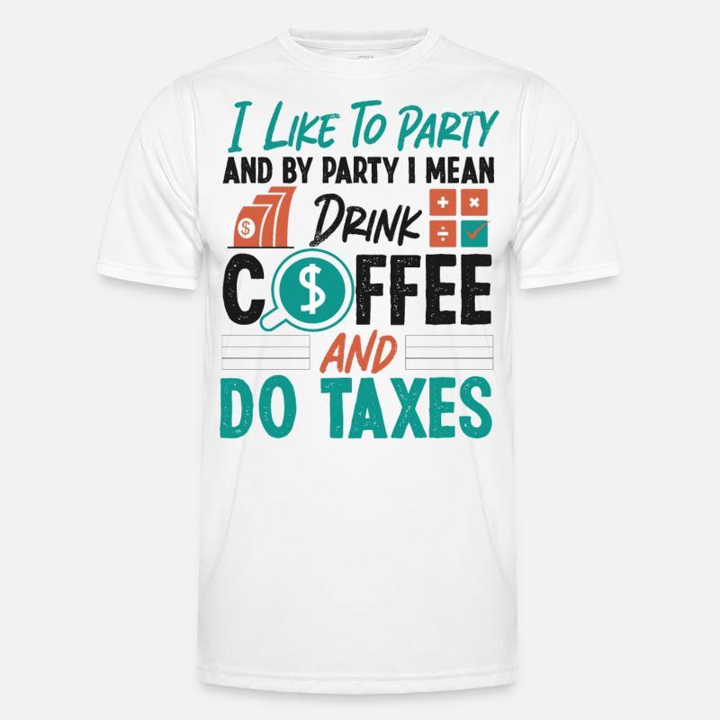 Comptable Comptable Comptable - T-shirt sport Homme - blanc