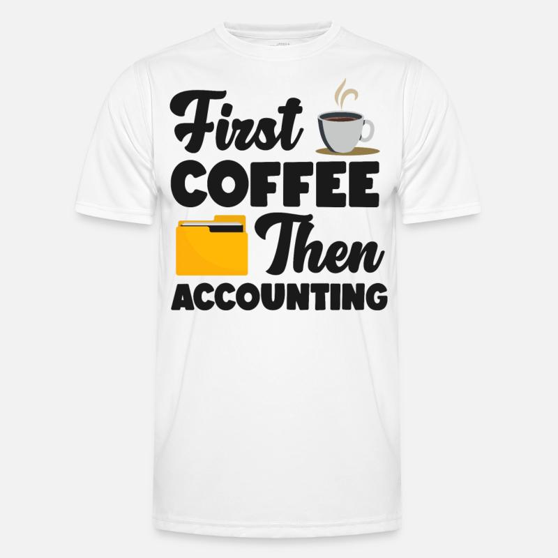 Comptable Comptable Comptable - T-shirt sport Homme - blanc