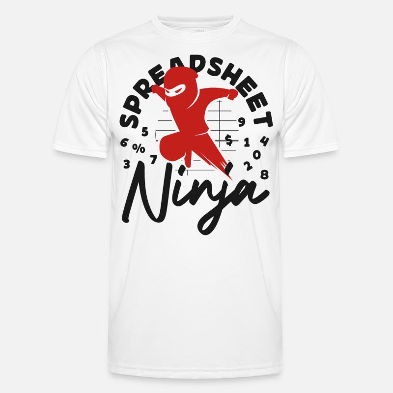 Comptable Comptable Comptable - T-shirt sport Homme - blanc