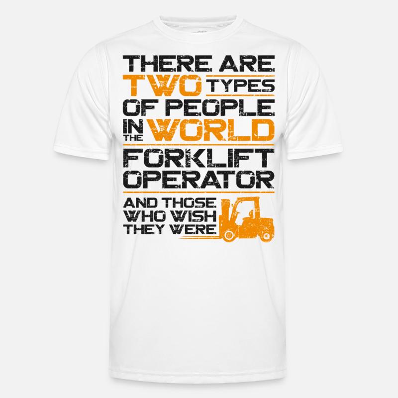 Certified Forklift Truck Operator Männer Funktions-T-Shirt