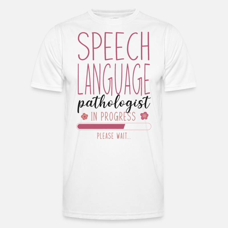 Speech Therapist Therapy Assistant Männer Funktions-T-Shirt