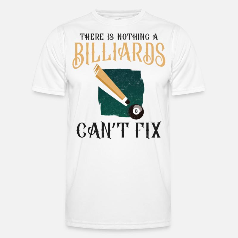 Billiards Pool Player Ball There Men's Functional T-Shirt