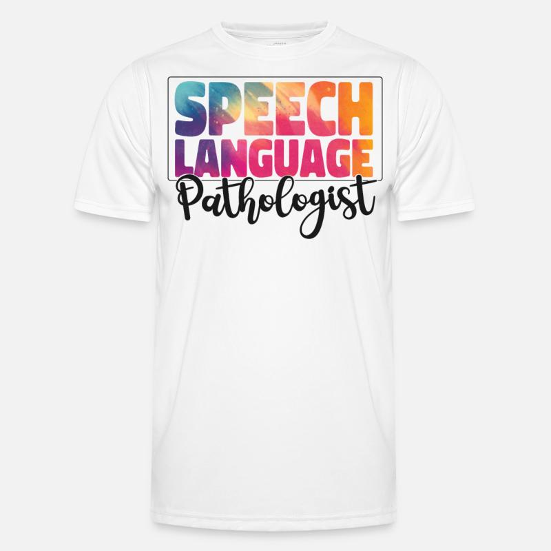 Speech Therapist Therapy Assistant - Männer Funktions-T-Shirt - Weiß
