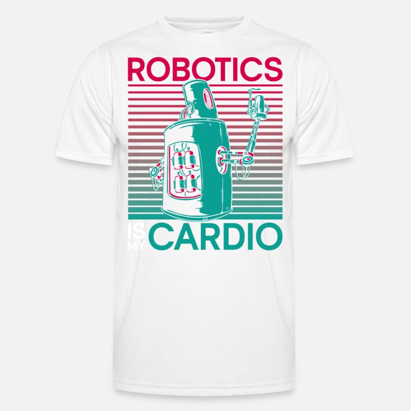 Robot Robotics Engineer Robotics - Men's Functional T-Shirt - white