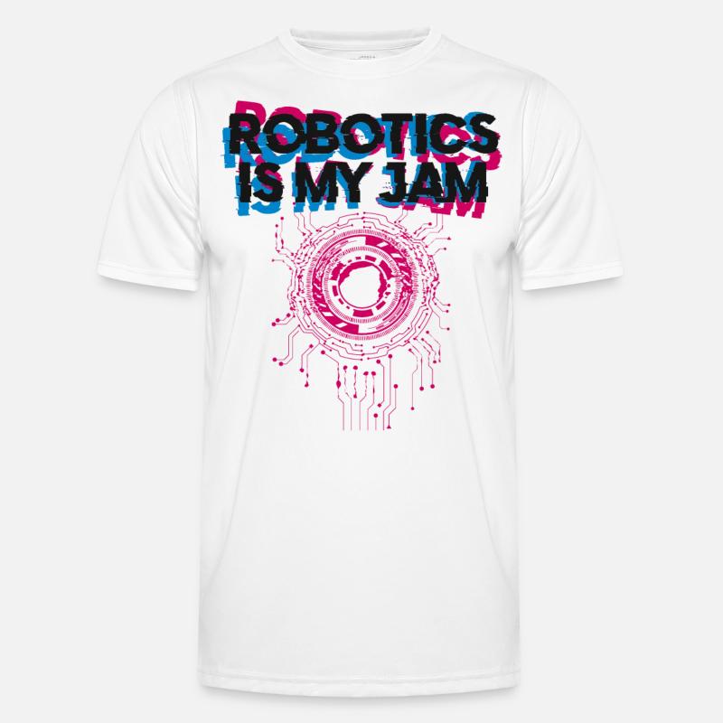 Robot Robotics Engineer Robotics - Men's Functional T-Shirt - white