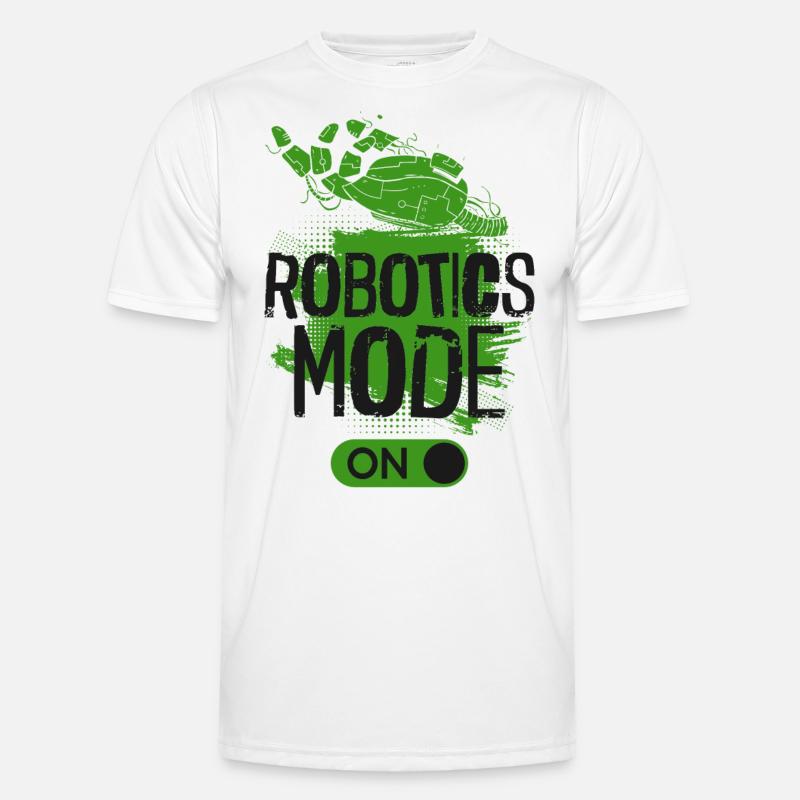Robot Robotics Engineer Robotics - Männer Funktions-T-Shirt - Weiß